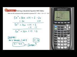 Algebra 2 4 5 Quadratic Equations