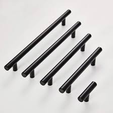 All hand forged from wrought iron, these cabinet & drawer pulls are available in natural, sealed, or black finishes. 10mm Square Bar Kitchen Handle Pulls Black Finish Cabinet Hardware Dra Probrico