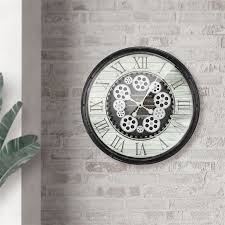 Large Wall Clock With Roman Numerals Ø
