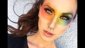 rainbow mask pride makeup tutorial