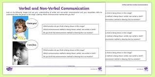 Nonverbal communication in order to: Empathy Verbal And Non Verbal Communication Activity