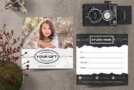 gift certificate template photo
