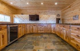 knotty pine can create a rustic look in