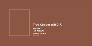 behr true copper s180 7 paint color