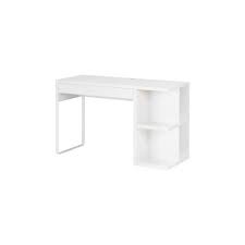 Втора употреба продавам бяло бюро с вграден контейнер с 3 чекмеджета, бюрото е бяло с зелени чекмеджета. Micke Byuro S Otdeleniya Za Shranenie 120x50 Sm Byalo Micke Desk Home Decor Home