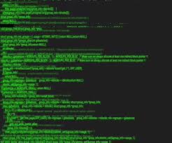 hacker coding green screen 4k animated