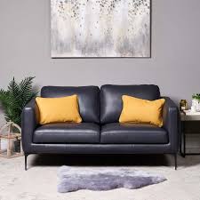 Woods Carnaby Leather Sofa 2 Seater