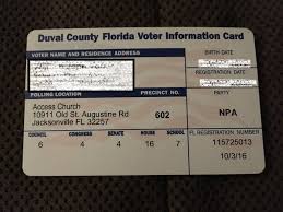 voter registration card