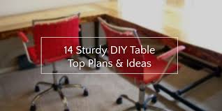 Have a sheet of glass cut at the home improvement store into four pieces, each measuring 8 tall and slightly less than the length of each side of your planter. 14 Sturdy Diy Table Top Plans Ideas