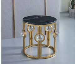 China Column Table Modern Gold