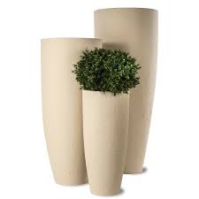 Fibreglass Lisbon Tall Round Planter 4