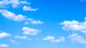 blue clouds hd wallpaper