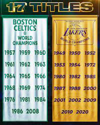NBA - 1⃣7⃣ x 🏆 The Los Angeles Lakers and Boston Celtics are now tied for  the most titles in NBA History! | Faceb