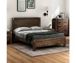 queen size bed frame in solid acacia