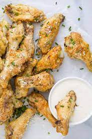 garlic parmesan wings joyful healthy eats