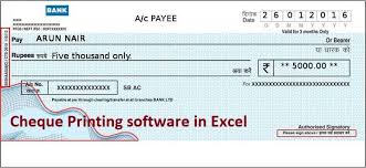 Excel Tricks - Cheque Printing Software in Excel | Facebook