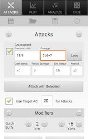 You could probably calculate the average damage output of a specific build of a specific noncaster class. D20 Attack Calculator For Pc Windows And Mac Free Download