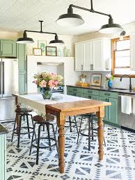 colors for two tone kitchen cabinets