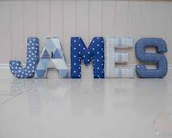 Large Fabric Wall Letters Lilymae