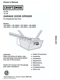 craftsman 139 18054 owner s manual pdf