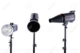 Photographic Equipment Isolated On White Studio Strobe Flash Stock Photo Picture And Royalty Free Image Image 116740127