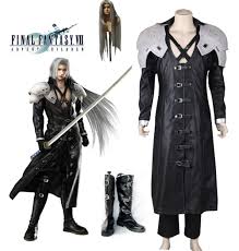 $10 off when order with the costume. Hot Final Fantasy 7 Sephiroth Cosplay Costume Full Suit Deluxe Custom Size Full Suit Sephiroth Cosplaycosplay Costume Aliexpress