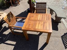 Teak Wood Patio Table Square Table