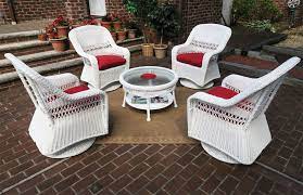 white wicker glider top ers up to