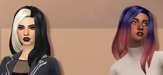 sims 4 two tone hair color cc all free