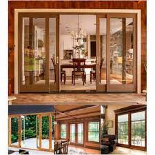 Teak Wood Glass Wiremesh Doors