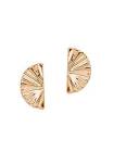 Aria 14K Rose Goldplated Pewter Stud Earrings Foxy Originals