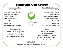 rates sunnyvale munil golf course