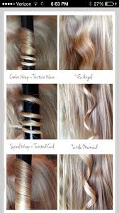 Spiral curls with a curling iron or a wand another method is to wrap the section around the wand, while also twisting it. Different Ways To Curl Your Hair With A Curling Wand Like Please Hair Styles Hair Hacks How To Curl Your Hair