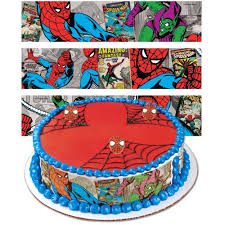 Get freshly baked spiderman frozen cake to your doorstep with our. Spiderman Designer Prints Cake Edible Image Walmart Com Walmart Com