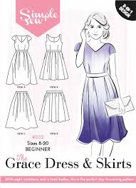 The Simple Sew Grace Dress Skirts