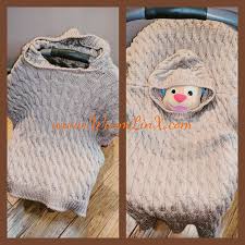 Little Mouse Carseat Poncho Pattern By