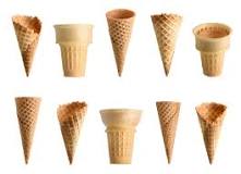 what-is-the-flat-ice-cream-cone-called