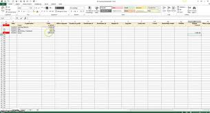 Excel Accounting Spreadsheet Template Xls System Format Double Entry