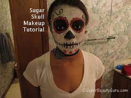 sugar skull day of the dead makeup