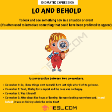 lo and behold meaning learn the