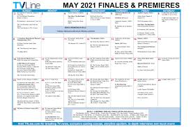 On july 13 embrace your geekness and use it as your secret power because it is embrace your geekness day. May Tv Calendar Schedule Of Finales Premieres And Specials Tvline