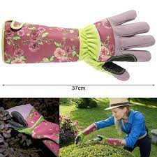 long sleeves long gardening gloves for