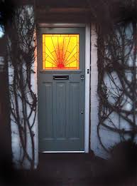 1930s Door With Sunburst Pattern