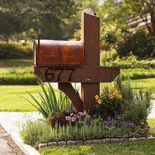Front Yard Mailbox Garden Ideas That