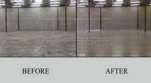 cleaning polished concrete floors