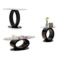 Tempered Glass Top Coffee Table Set
