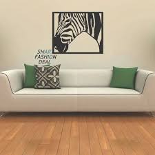 Black Wooden Wall Decor For Zebra