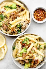 sausage and broccoli pasta all the