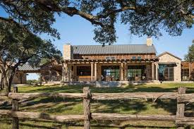 Rustic Ranch Home With Stone Columns
