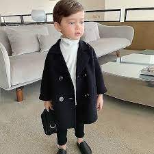 Kids Outerwear Coats Wool Coat Overcoat